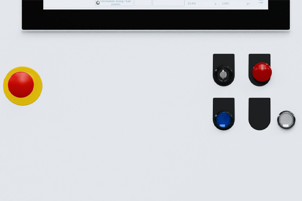 Operating mode control panel 
