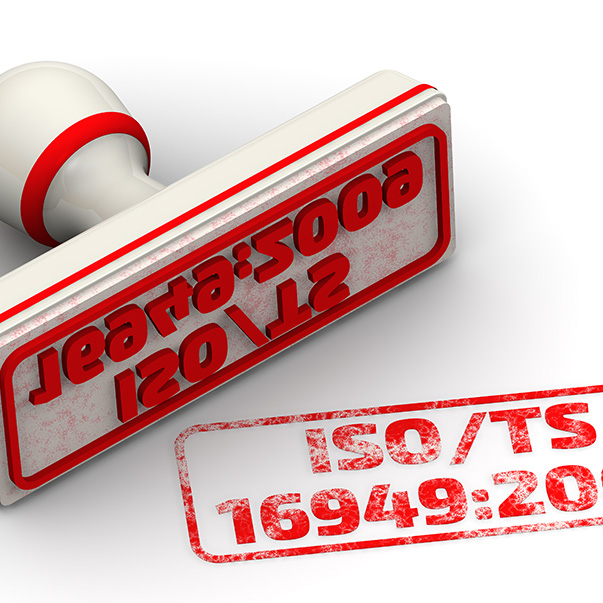 stamp for iso/ts 16949